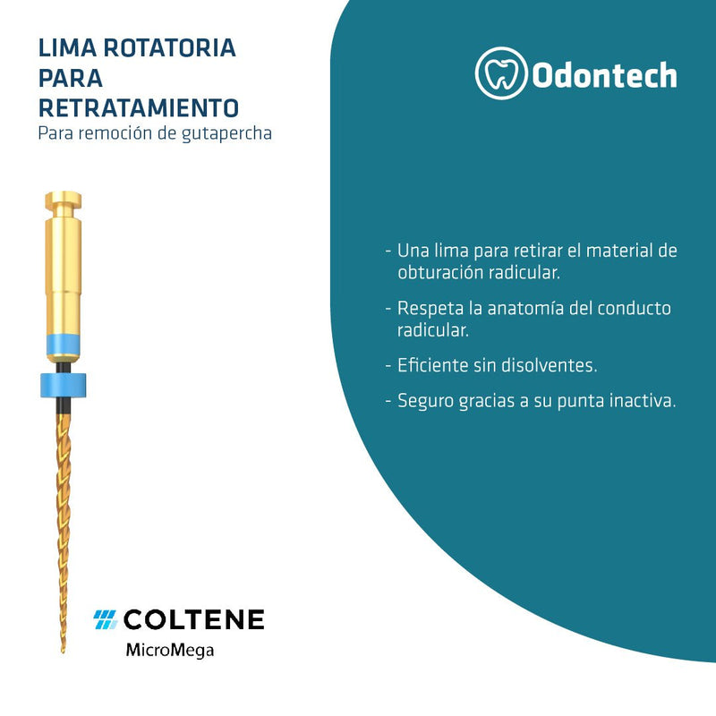 Lima de retratamiento REMOVER - Dentopia Perú
